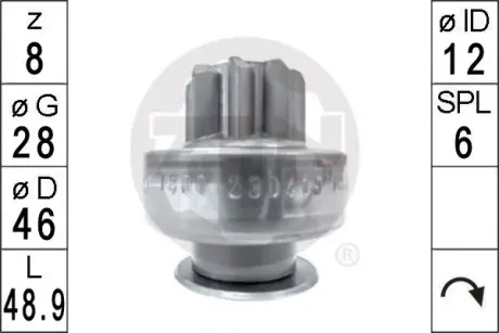 Бендикс стартера era ZN1800