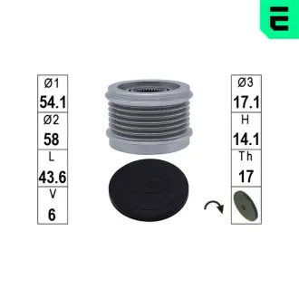 Шкiв генератора era ZN5730