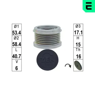 Шкiв генератора Era ZN5824