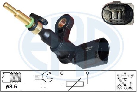 Датчик, температура охолоджуючої рідини era 331061 на Ауди Audi Q3 F3