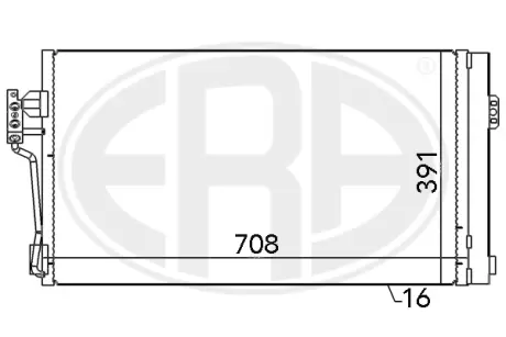 Радiатор era 667064