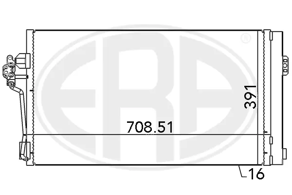 Радiатор era 667139