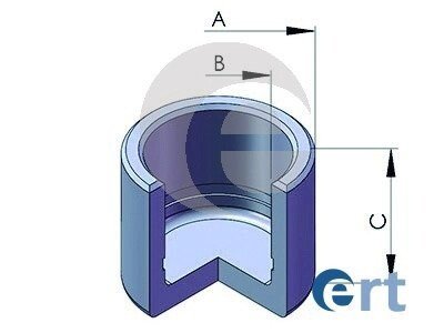 Поршень переднього гальмівного супорта ert 150229-C