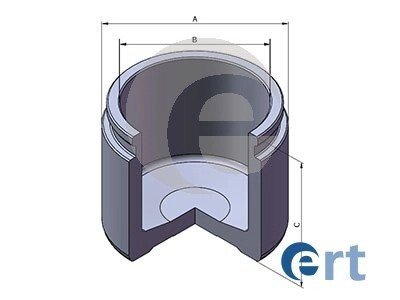 Поршень переднього гальмівного супорта ert 150800C на Лексус Is 250