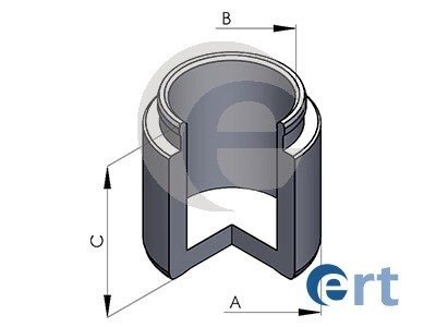 Поршень переднього гальмівного супорта ert 150816C на Лексус Es 350