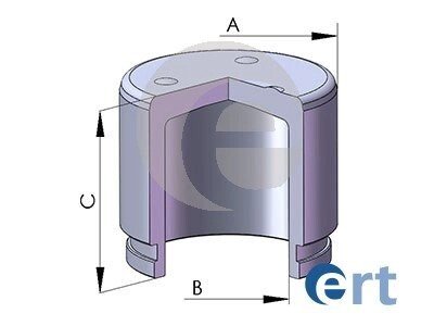 Поршень переднього гальмівного супорта ert 151457C на Лексус Rx350