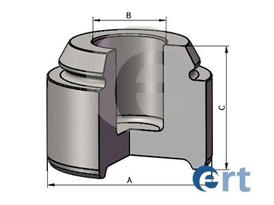 Поршень переднего тормозного суппорта ert 151563C на Iveco Daily 3