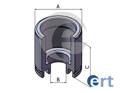 Поршень заднього гальмівного супорта ert 151072-C