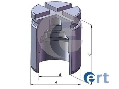 Поршень заднего тормозного суппорта ert 151292-C