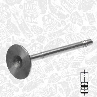 Впускний клапан et engineteam VI0015