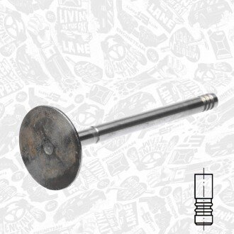 Впускний клапан et engineteam VI0040