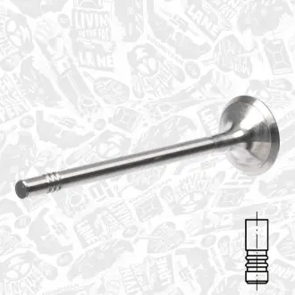 Впускной клапан ET ENGINETEAM VI0100 Фольксваген Гольф плюс