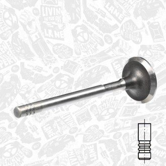 Выпускной клапан et engineteam VE0057 на Шкода Фабия 1