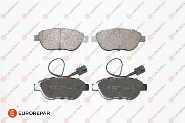 Передні тормозні (гальмівні) колодки EUROREPAR 1617283780 (фото 1)