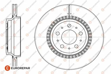 ДИСК ГАЛЬМ?ВНИЙ ЗАДН?Й EUROREPAR 1642769780 Вольво Xc90