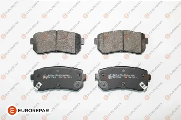 8708309198 КОЛОДКИ ГАЛЬМ?ВН? ЗАДН? EUROREPAR 1681162080 (фото 1)