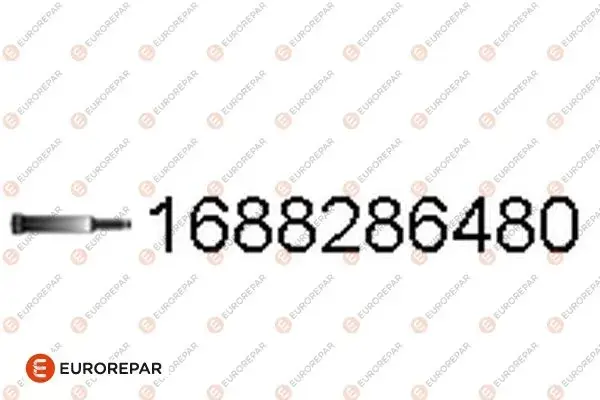 Болт з шестигранною головкою з чорного металу EUROREPAR 1688286480