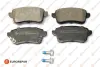 RENAULT гальмівні колодки задн.Fluence 10-, Megane III,Scenic 09- EUROREPAR 1697651780