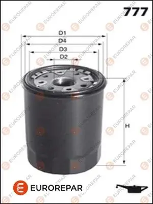 Масляный фильтр EUROREPAR E149163