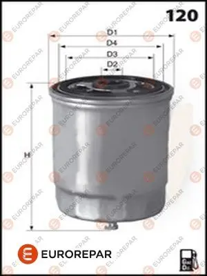 Дизельный топливный фильтр EUROREPAR E148131