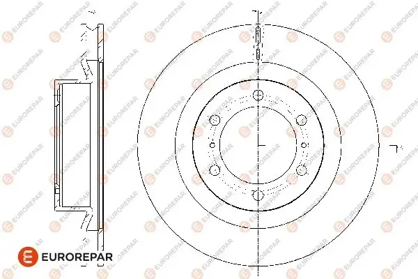 E:1 FR BR DISC EUROREPAR 1667863580 (фото 1)