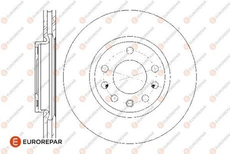 ДИСКИ ГАЛЬМ?ВН? eurorepar 1676009680 на Опель Корса д