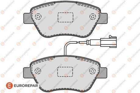 FIAT гальмівна колодка передн.Doblo 1.3JTD 1.9JTD 1.4i 05- eurorepar 1617262180 на Фиат Добло