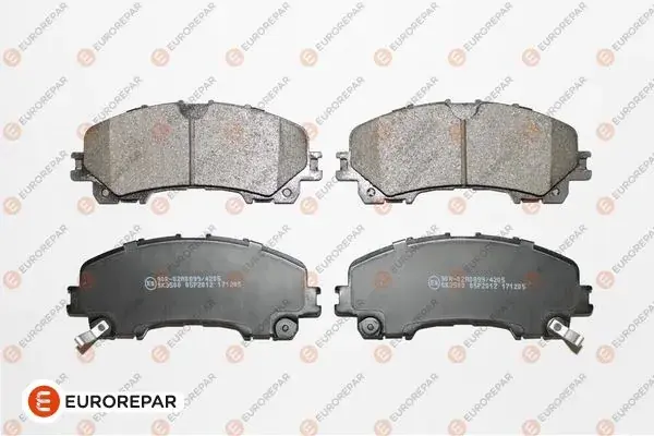 Передние тормозные колодки EUROREPAR 1675996380