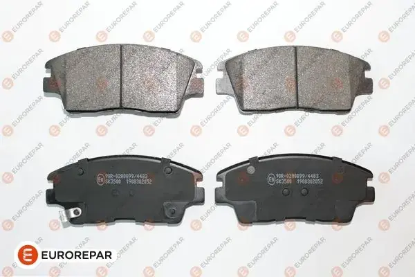Передні тормозні (гальмівні) колодки EUROREPAR 1681161980 (фото 1)
