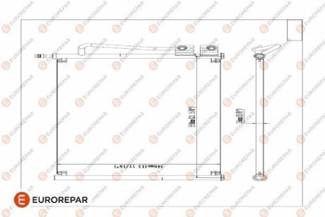РАДІАТОР КОНДИЦІОНЕРА eurorepar 1609634480