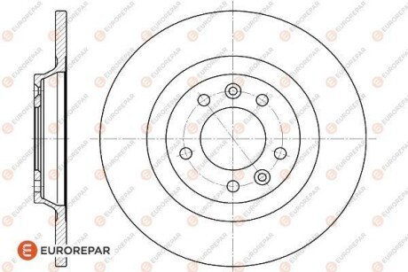 Гальмівний диск eurorepar 1618861880