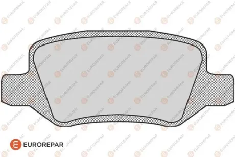 Задние тормозные колодки EUROREPAR 1617264380 Мерседес W168 (а160)