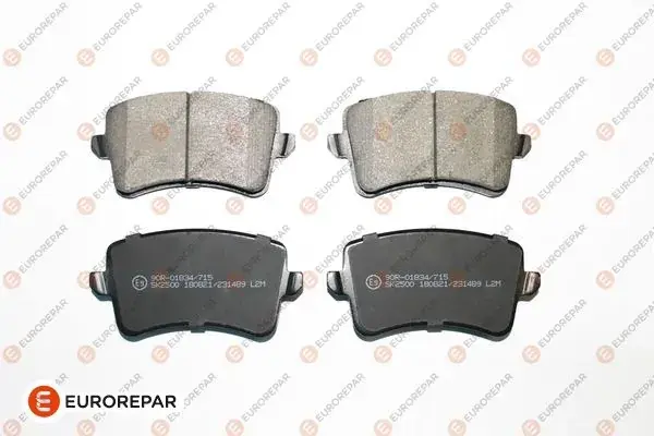 Задние тормозные колодки EUROREPAR 1617271980