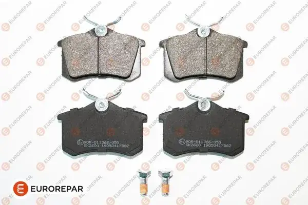 Задние тормозные колодки EUROREPAR 1619790680