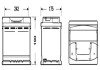 АКБ легк 62Ah-540A(EN), L+, 242x175x190 exide EB621