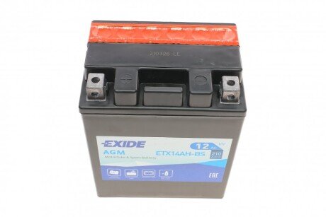 Акумулятор (акб) agm 105 ah exide ETX14AHBS