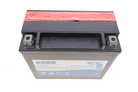 Аккумулятор (акб) agm 105 ah exide ETX20HLBS