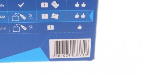 Аккумулятор (акб) agm 105 ah exide ETR4ABS