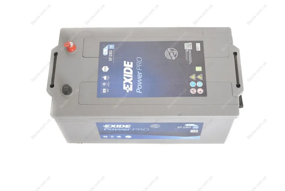 Аккумулятор 235Ah-12v PROFESSIONAL POWER(518х279х240),L,EN1300 Exide EF2353 (фото 1)