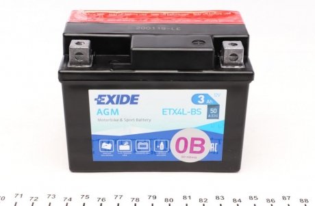Аккумулятор (акб) agm 105 ah exide ETX4LBS