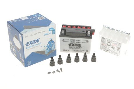 Аккумулятор 4Ah-12v (120х70х92) R, EN50 exide EB4L-B