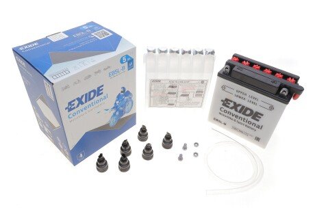 Аккумулятор 5Ah-12v (120х60х130) R, EN65 exide EB5L-B