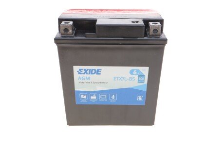 Акумулятор (акб) agm 105 ah exide ETX7LBS