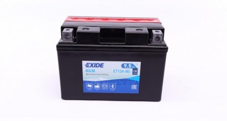 Аккумулятор (акб) agm 9 ah exide ET12ABS