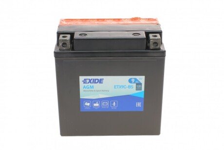 Аккумулятор (акб) agm 9 ah exide ETX9CBS