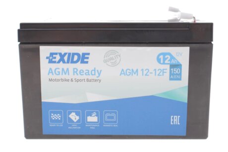 Аккумулятор (акб) agm 105 ah exide AGM1212F