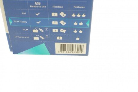 Акумулятор (акб) agm 105 ah exide AGM124