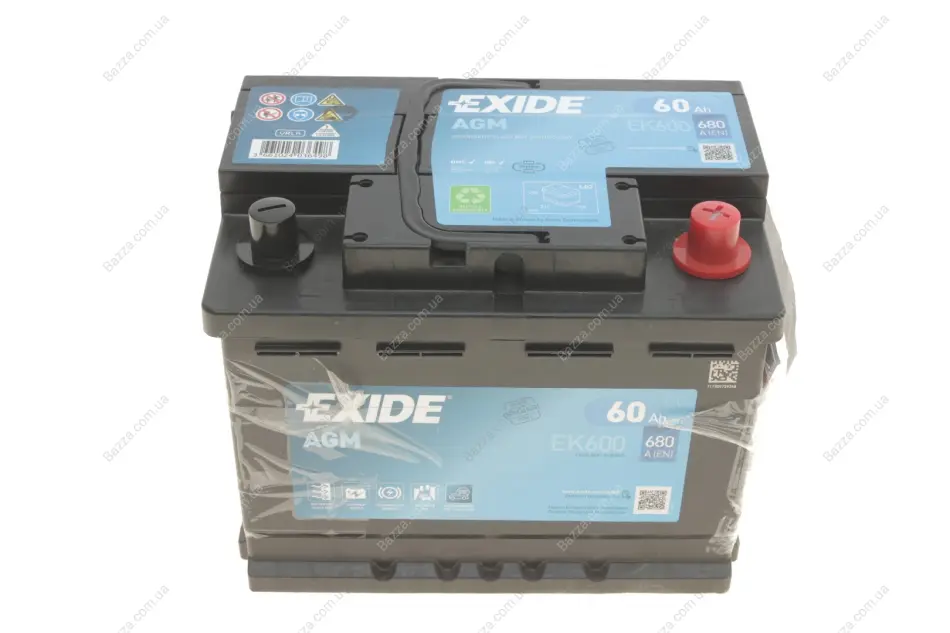 Аккумуляторная батарея Exide EK600 (фото 1)