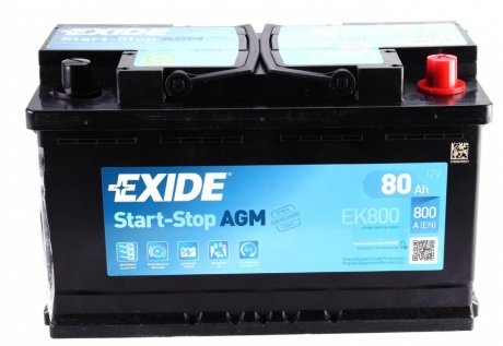 Аккумуляторная батарея exide EK800