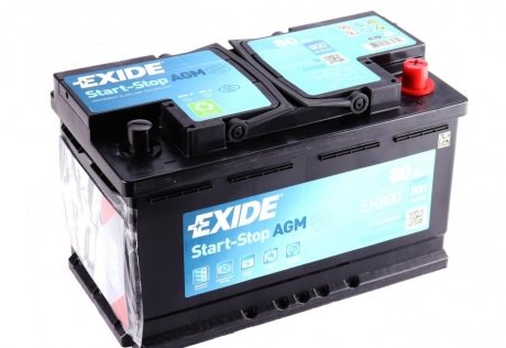 Аккумуляторная батарея exide EK800